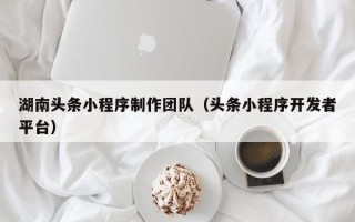 禹州湖南头条小程序制作团队（头条小程序开发者平台）